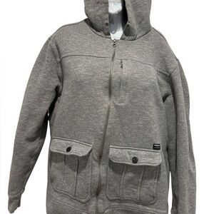 O’NEILL Men’s Y2K Fleece Hoodie Jacket Shacket with Pockets Size XL